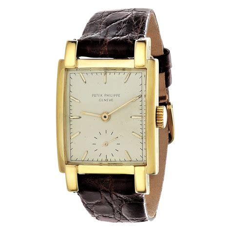 patek philippe rectangular vintage|patek philippe 1940s watches.